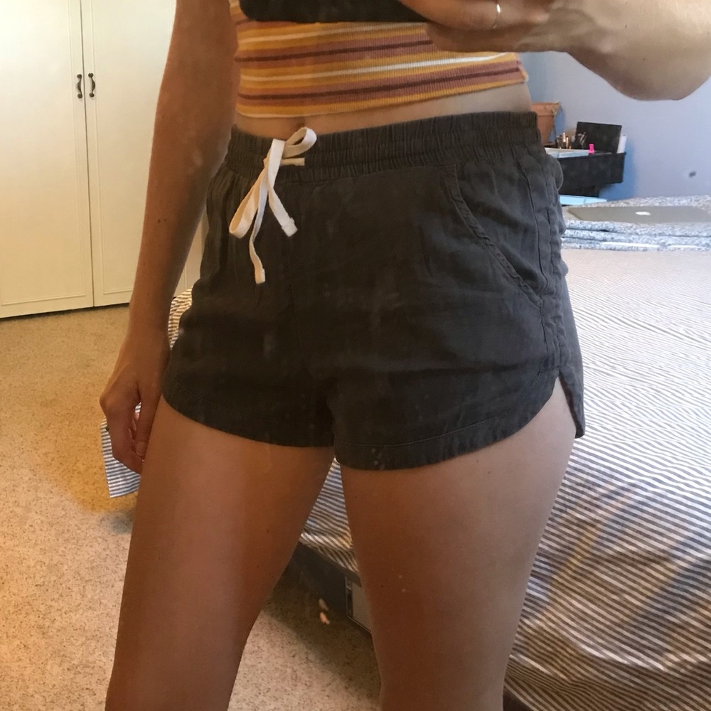 Billabong Grey Fabric Shorts